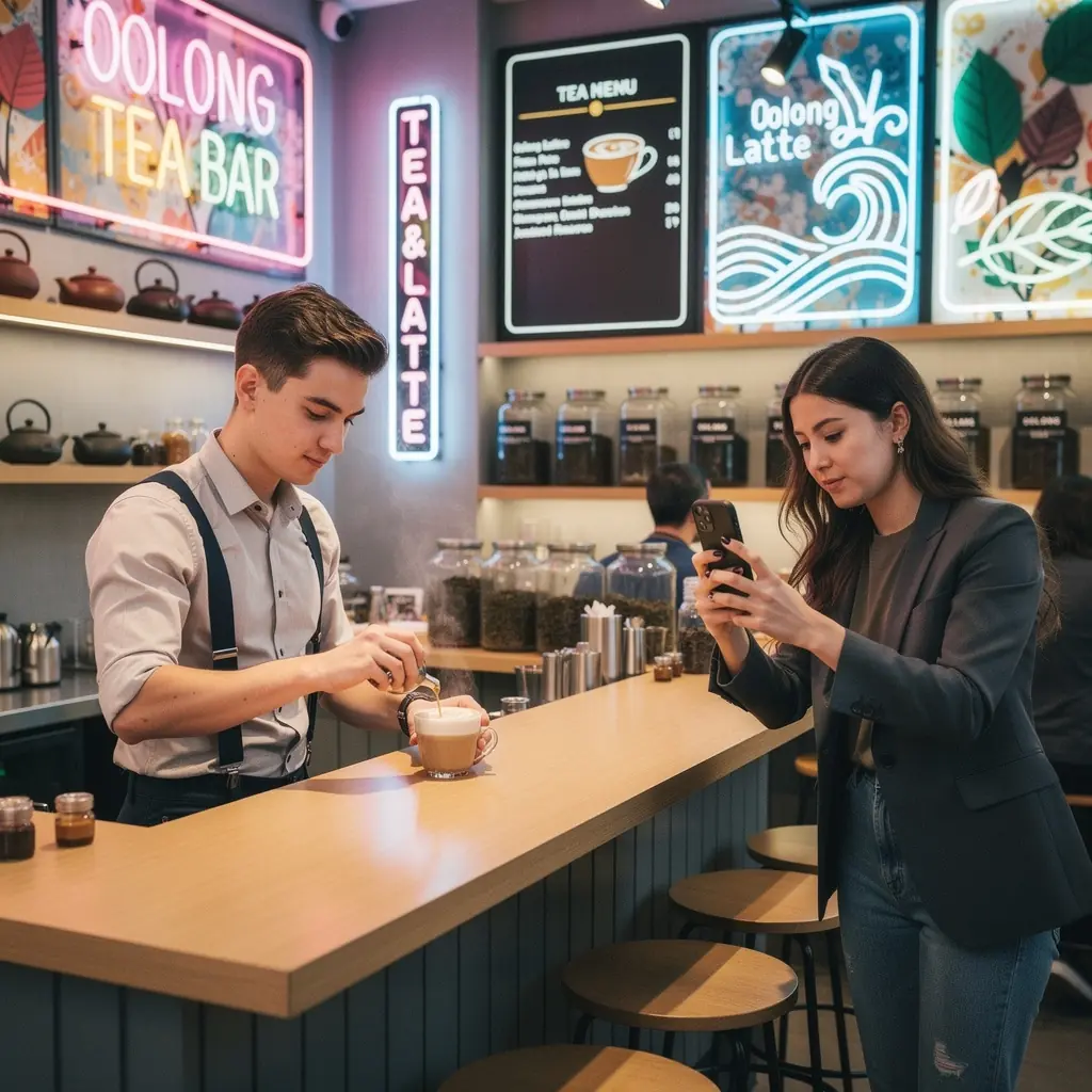 Célébration du thé avec des amis, dégustant ensemble une sélection de thés Oolong en Belgique.