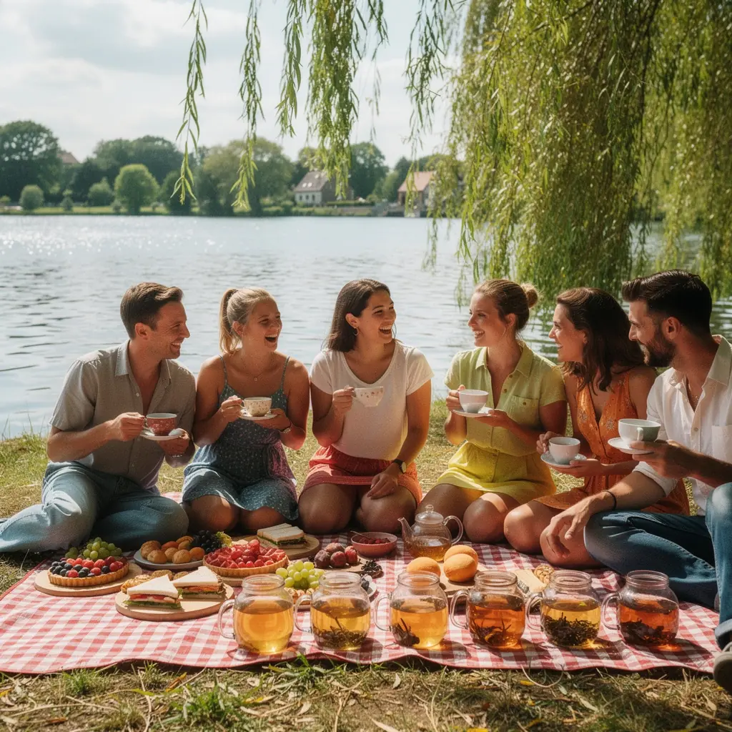 Feuille de thГ© Oolong sГ©chГ©e, prГ©sentant des nuances florales, sur fond naturel.