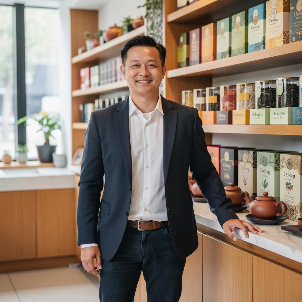 Collection de thés Oolong en Belgique, mettant en avant des feuilles de thé semi-oxydées, révélant un arôme floral délicat.